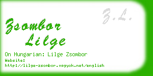 zsombor lilge business card